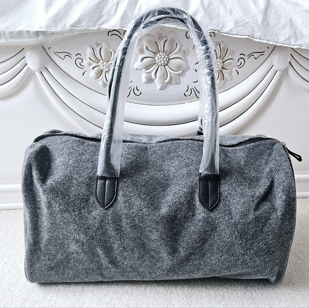 Gray Duffel Bag
